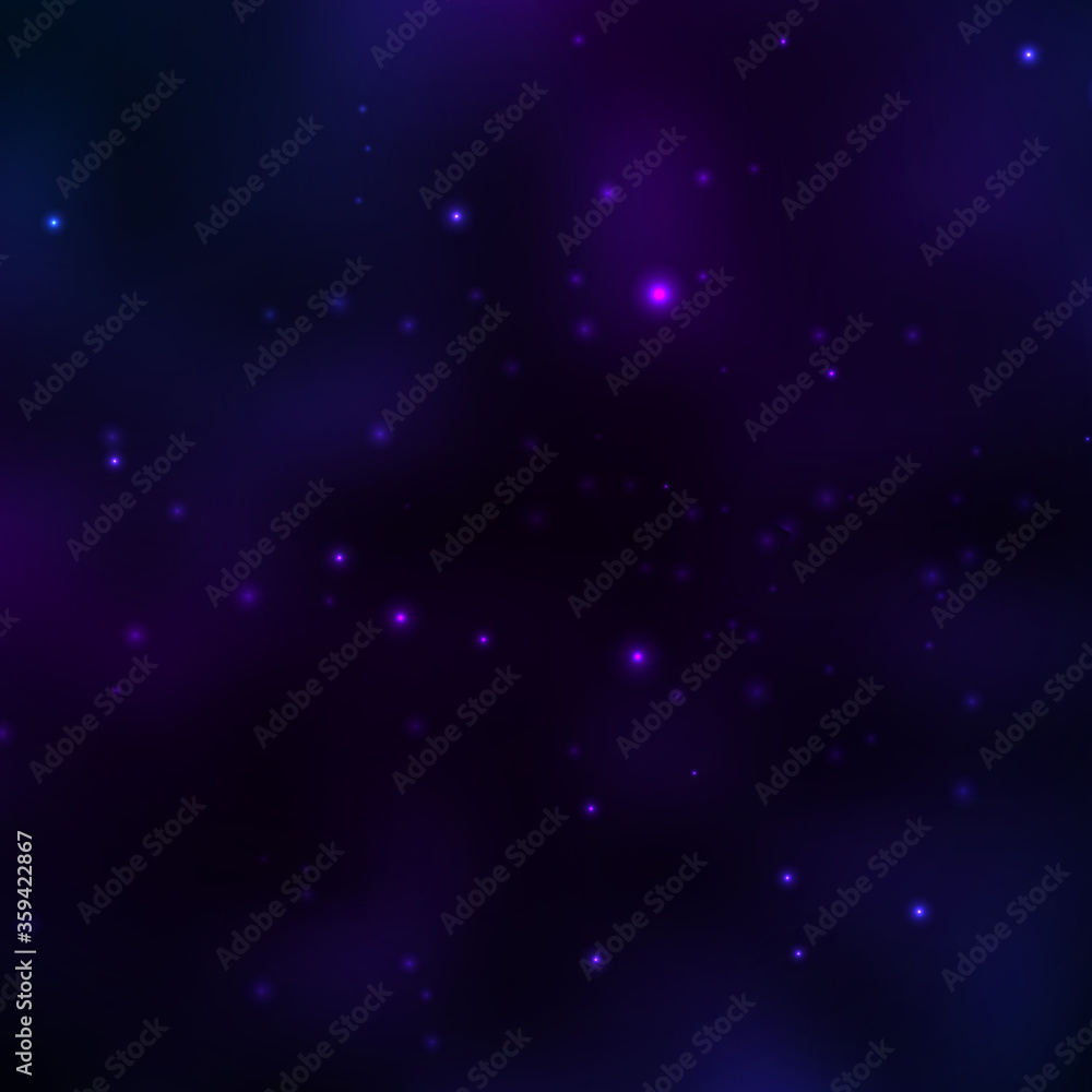 Vector illustration. Space background.