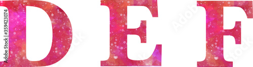 Font lettering texture pink purple, characters, letters