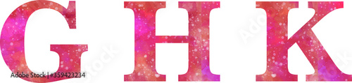 Font lettering texture pink purple, characters, letters