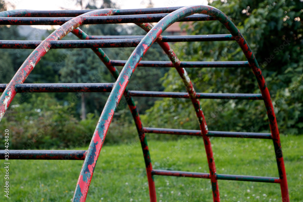 Playground in an urban park