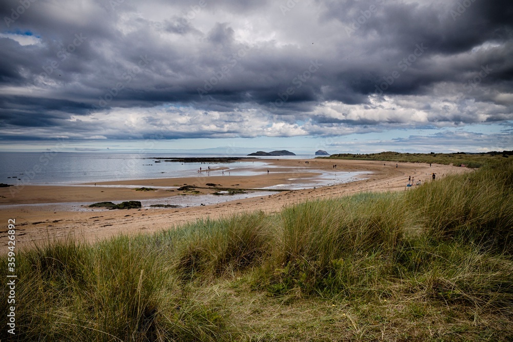 Yellow Craig beach near North Berwick, Scotland