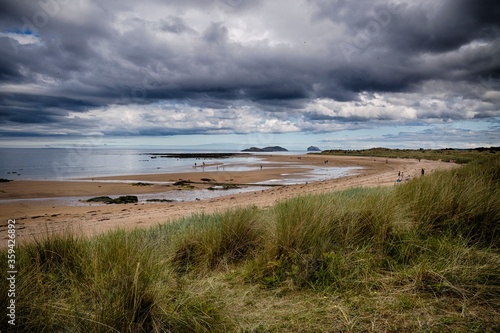 Yellow Craig beach near North Berwick  Scotland