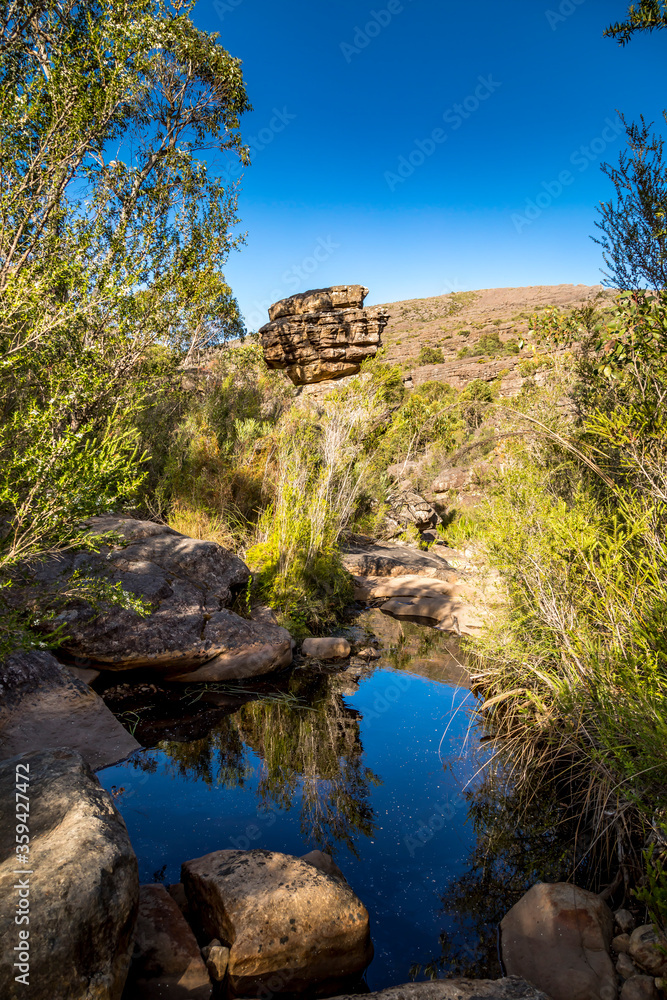 Hiking paths in the Grampians National Park in Victoria, Australia. Hiking paths in the Grampians National Park in Victoria, Australia.