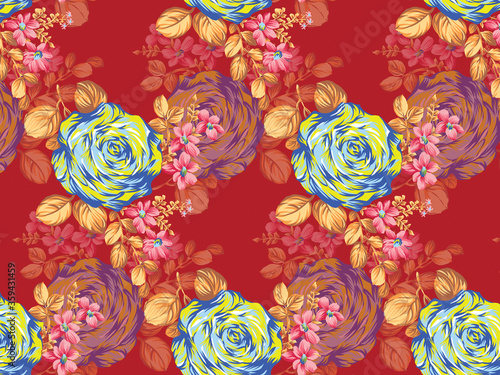 beautiful Seamless floral pattern background image ..