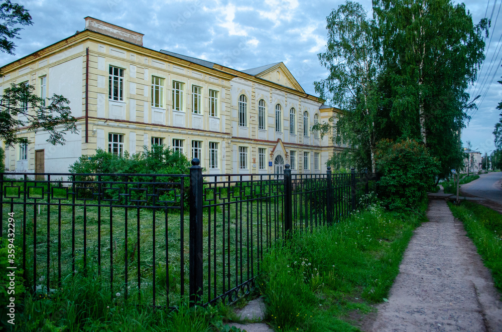 Vytegra School #2, Russia, Vologda oblast. 