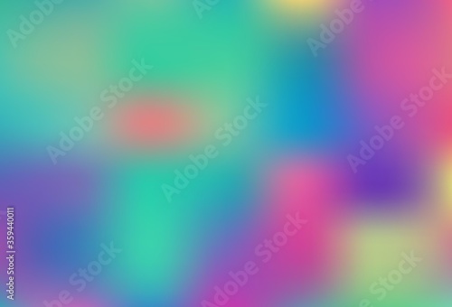 Light Blue, Yellow vector blurred bright pattern.