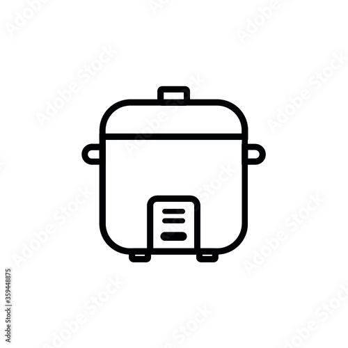 illustration of rice cooker