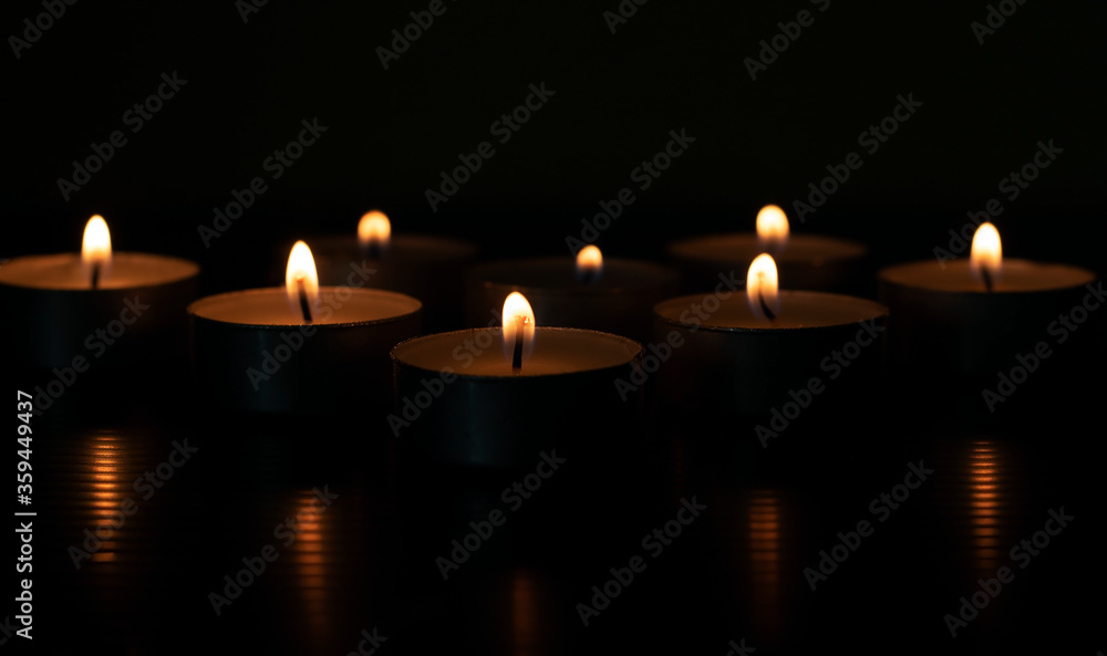 candles that are lit in the dark candles that are lit in the dark