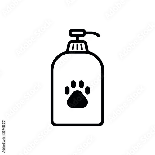 vector illustration of a bottle for pet