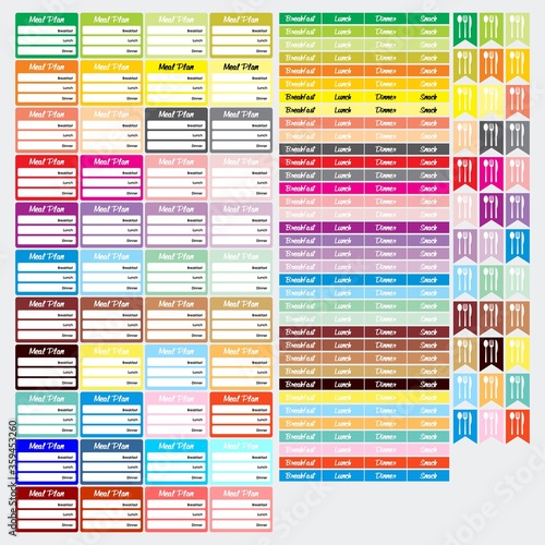 meal sticker planner