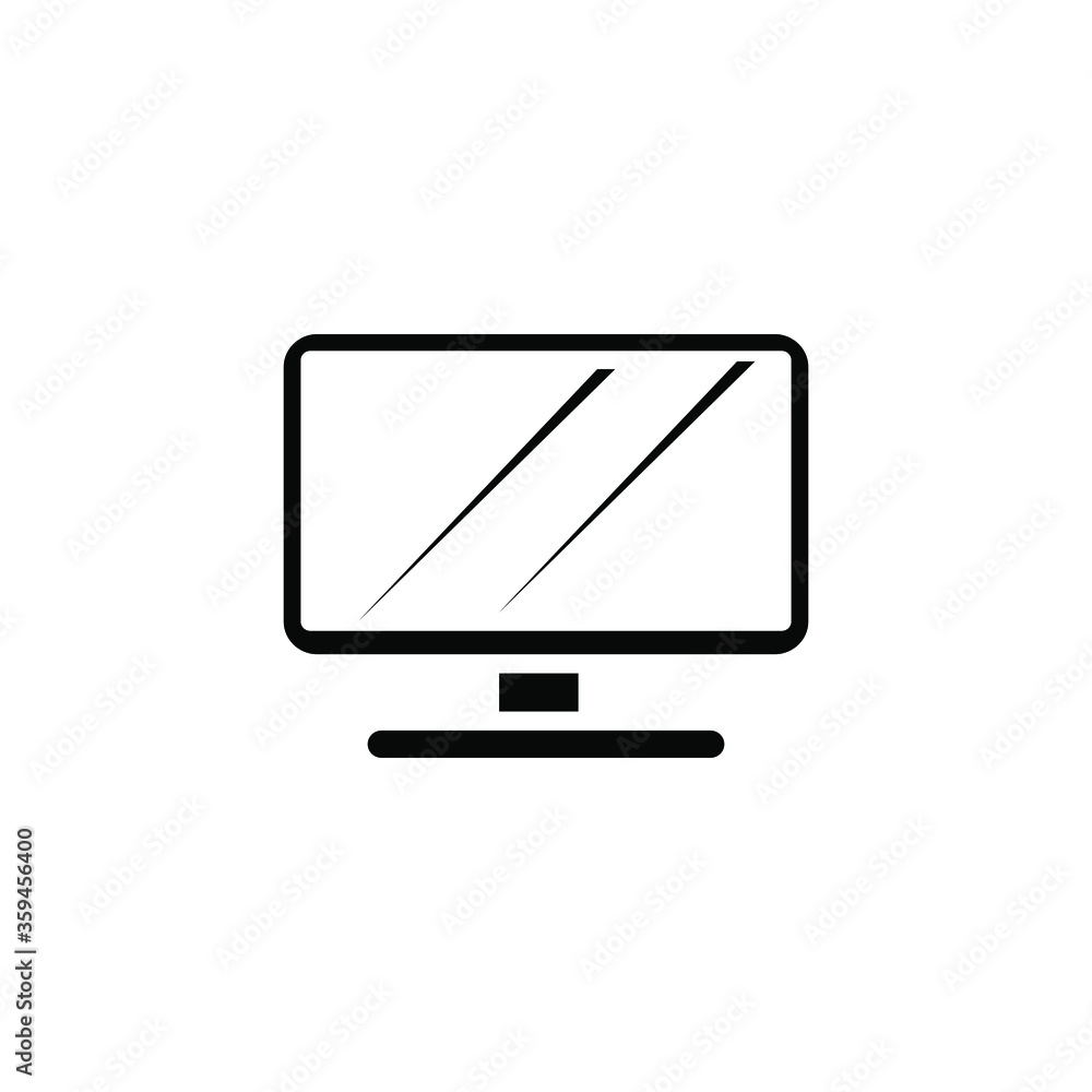 Monitor icon template Monitor icon template