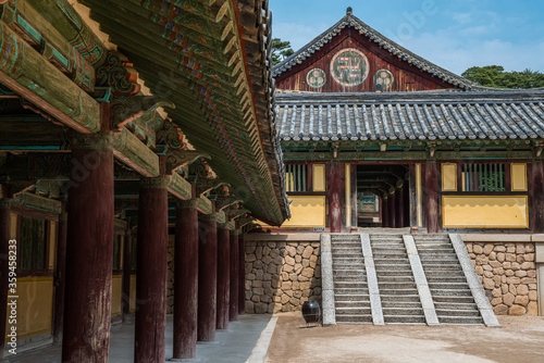 Hall in Courtyard in Bulguksa Temple Complex, Gyeongju, South Korea