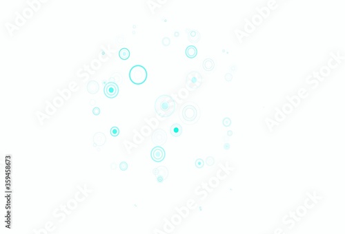 Light Green vector backdrop with dots.