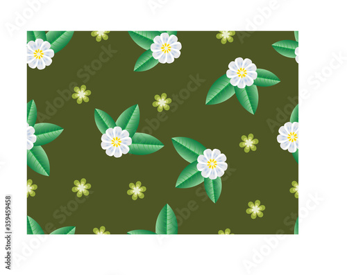 beautiful Seamless floral pattern background image ..