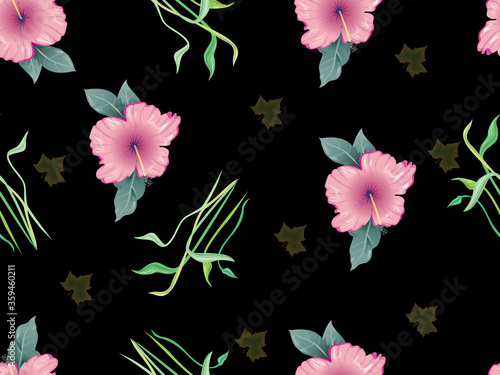 beautiful Seamless floral pattern background image ..