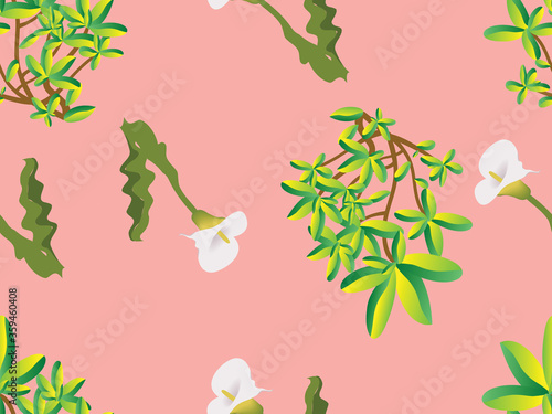 beautiful Seamless floral pattern background image ..