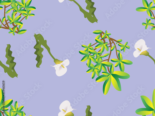 beautiful Seamless floral pattern background image ..