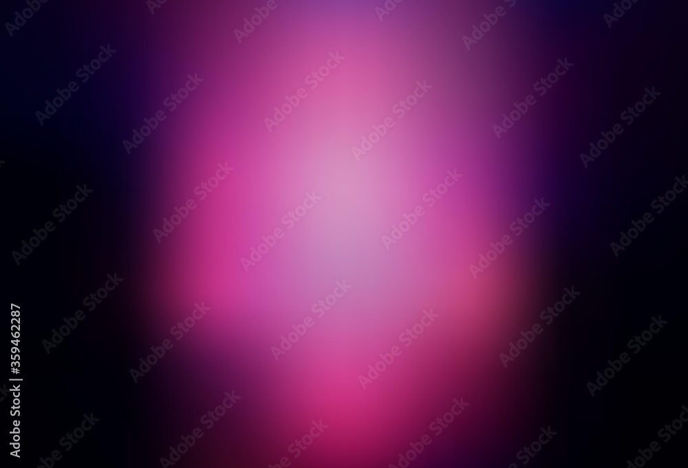 Obraz premium Dark Pink vector blurred background.