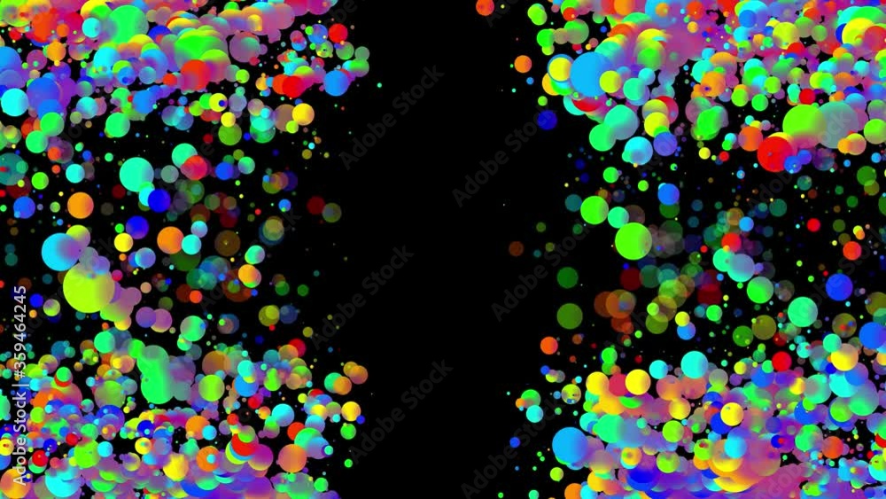 4k loop seamless abstract background with beautiful multi-colored drops in 2d flat style smoothly move like paint bubbles in liquid. Luma matte as alpha channel. Copy space 4k loop seamless abstract background with beautiful multi-colored drops in 2d flat style smoothly move like paint bubbles in liquid. Luma matte as alpha channel. Copy space