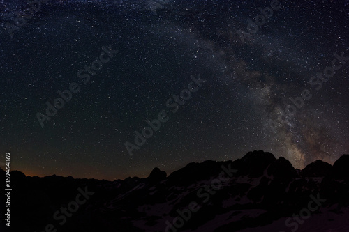 Milky way- View- Stars- Mountains- Occitania- France- FRA.
