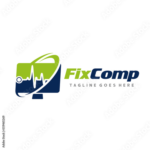 Computer Repair Logo Design