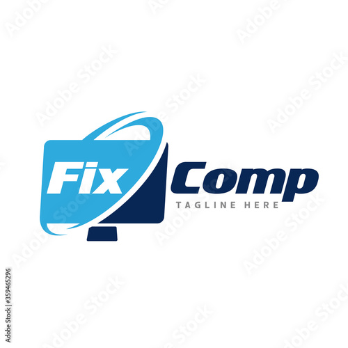 Computer Service Logo Design