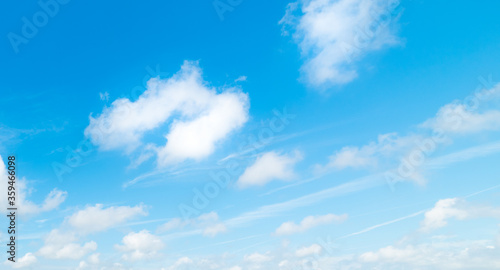 Blue sky and white clouds in Saint Petersburg © Gabriele Maltinti