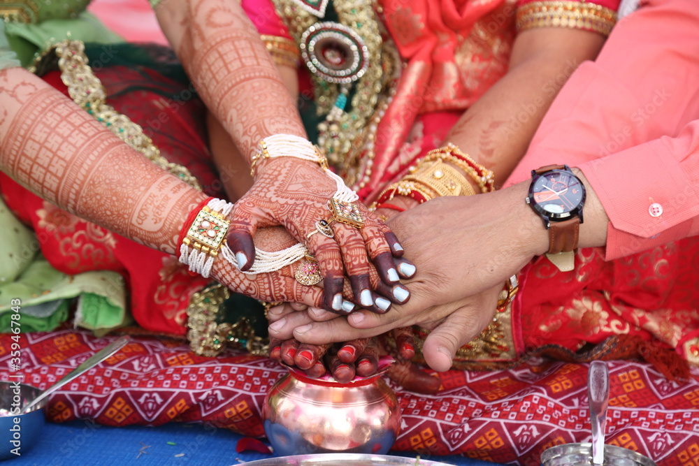 Indian traditional wear Hindu culture wedding celebration Indian traditional wear Hindu culture wedding celebration