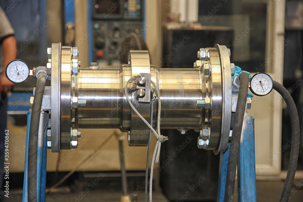 Hydrostatic test control of the coupling for pipeline ( check valve ). A coupling is a device used to connect two shafts together at their ends for the purpose of transmitting power. Hydrostatic test control of the coupling for pipeline ( check valve ). A coupling is a device used to connect two shafts together at their ends for the purpose of transmitting power.