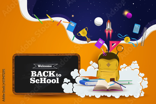 welcome back to school promotion. get your supplies.