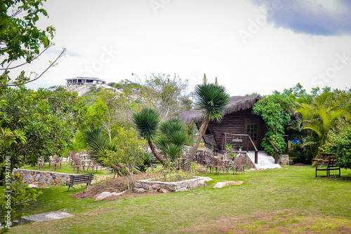 house in the forest, tourism in brazil, brazilian landscape, northeast brazil, tapera