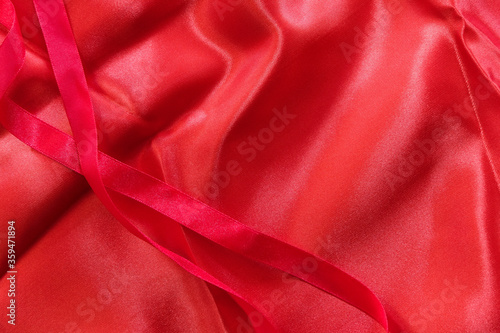 red satin fabric for background, red silk cotton