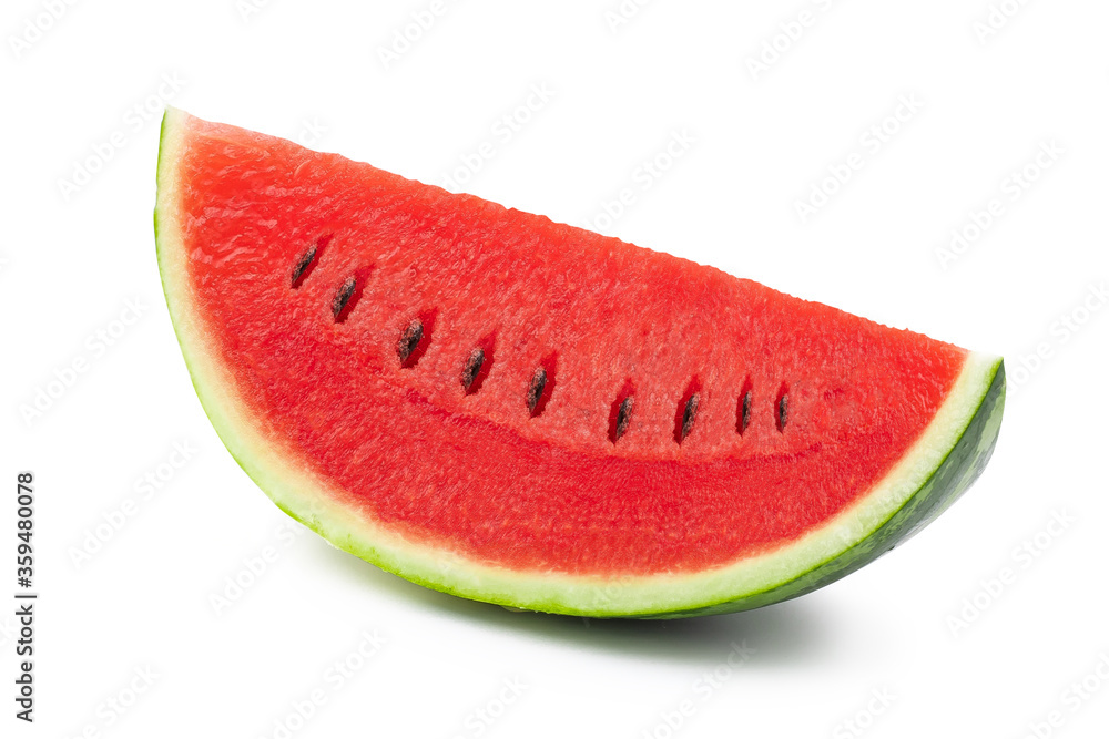 watermelon isolated on white background., Fruit with sweet flavor watermelon isolated on white background., Fruit with sweet flavor