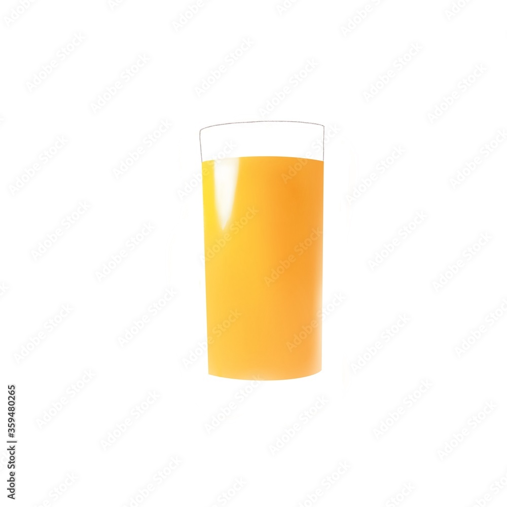 glass of orange juice glass of orange juice