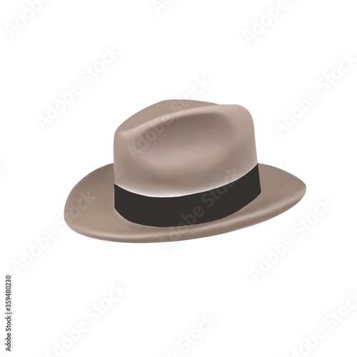 light brown fedora hat 