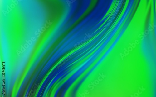 Light Green vector blurred and colored pattern. A completely new colored illustration in blur style. Elegant background for a brand book.