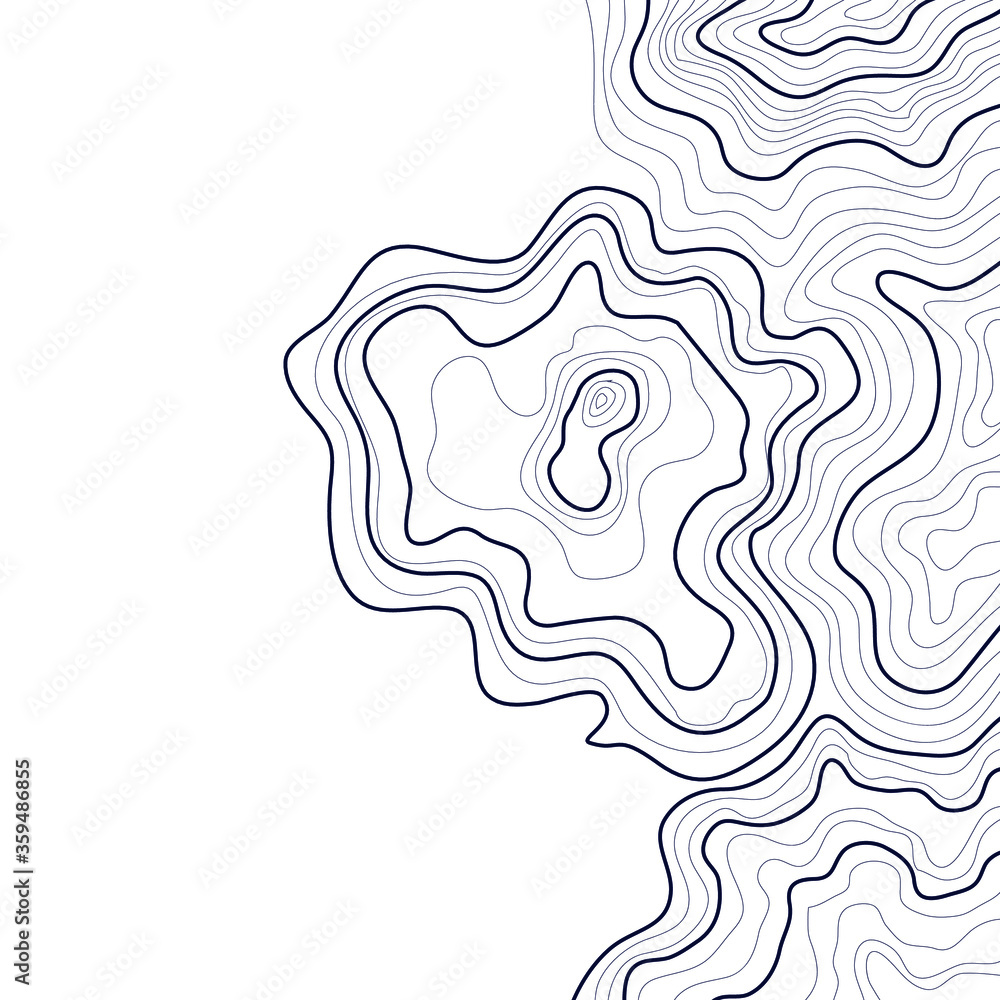 topographic map vector illustration abstract height lines isolated on a white background topographic map vector illustration abstract height lines isolated on a white background