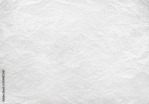 Closeup to white crumpled paper texture background,abstract photo