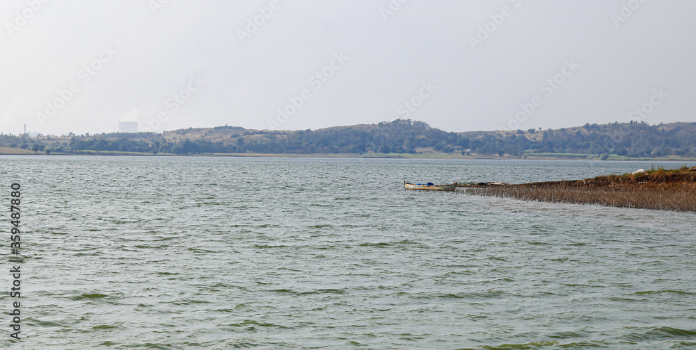 landscape view of thuti dam near vyara