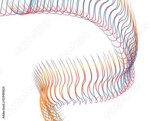 Abstract background blend wave line design for Wallpaper, Banner, Background, Card, Book Illustration, landing page