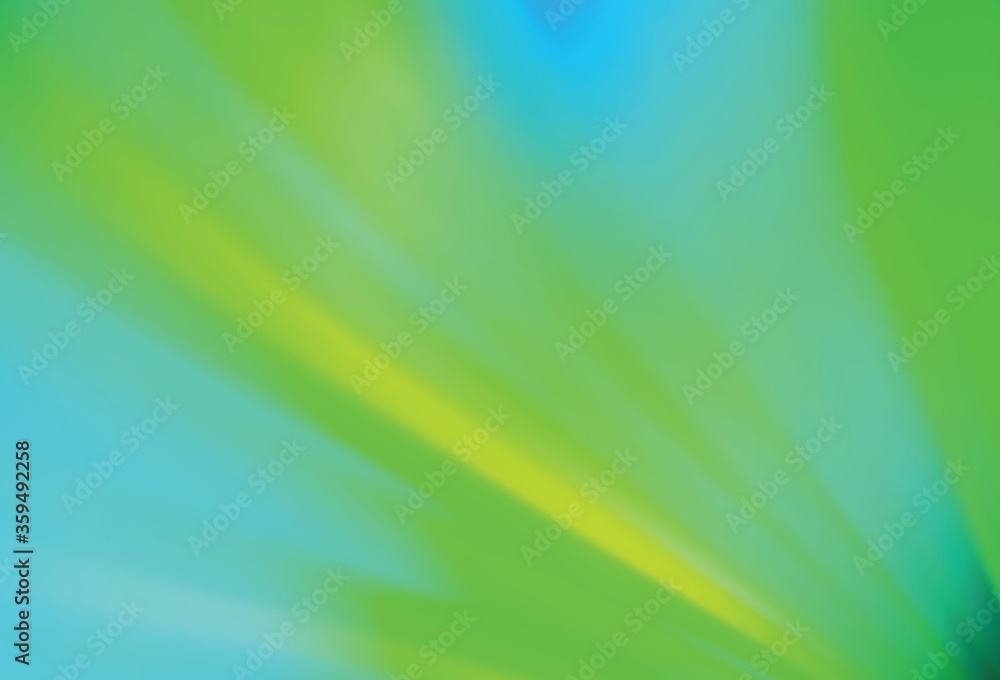 Obraz premium Light Blue, Green vector colorful abstract texture.