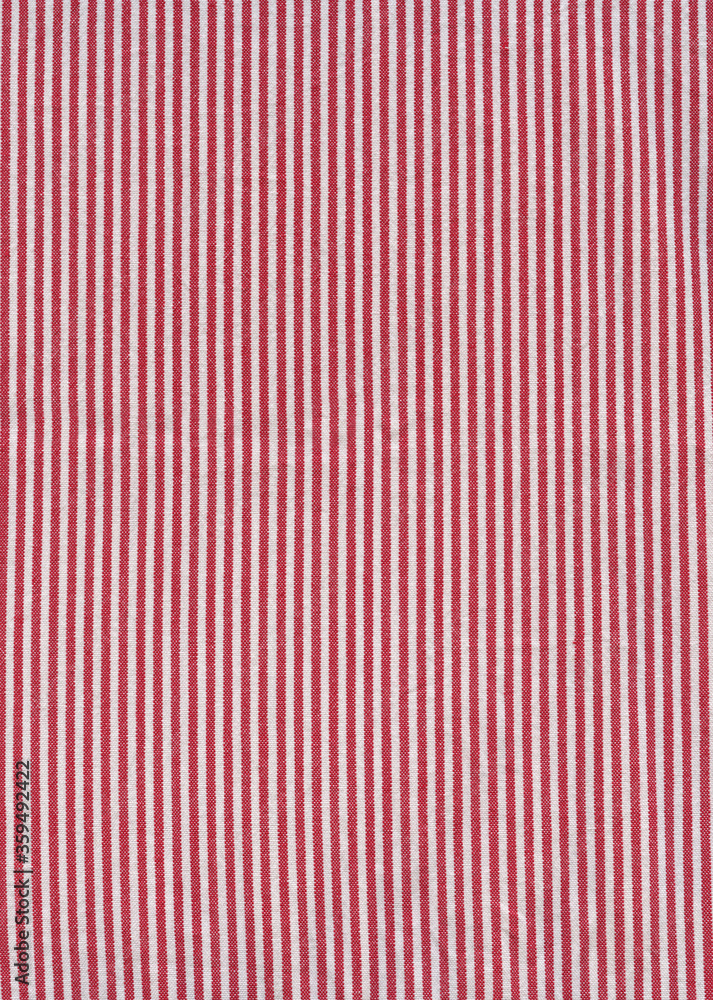 Obraz premium Red striped tablecloth background texture
