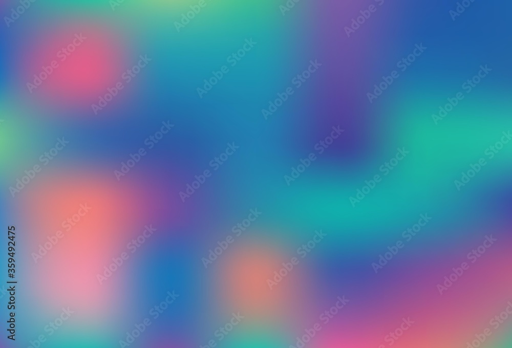 Light Blue, Green vector blurred pattern.