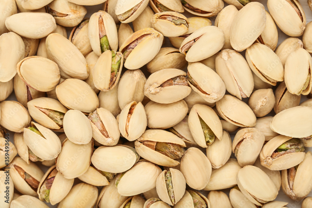 Background of tasty pistachios