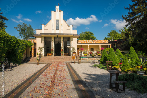 Obraz na płótnie Saint Christopher's Church in Podkowa Lesna, Masovia, Poland w salonie