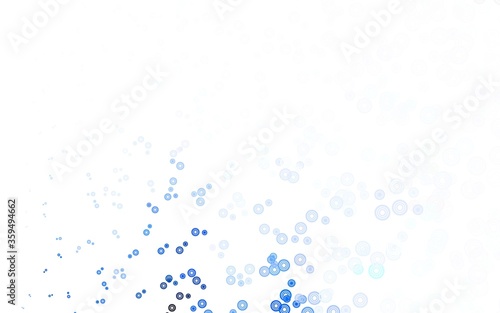 Wallpaper Mural Light Gray vector texture with disks. Torontodigital.ca