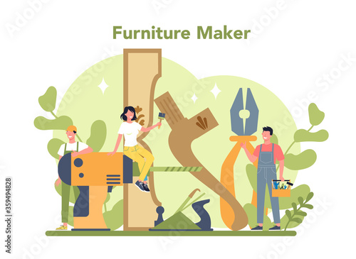 Wooden furniture maker or designer. Wood furniture repair