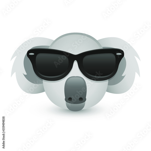 Photography Koala with Sunglasses