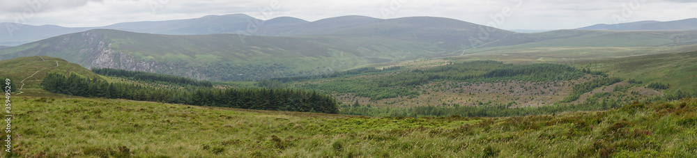 Wicklow Mountains. This place is famous for uncontaminated nature, misty landscapes, and spectral lakes Wicklow Mountains. This place is famous for uncontaminated nature, misty landscapes, and spectral lakes