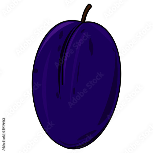 Pflaumen-Icon (Zwetschgen-Icon)